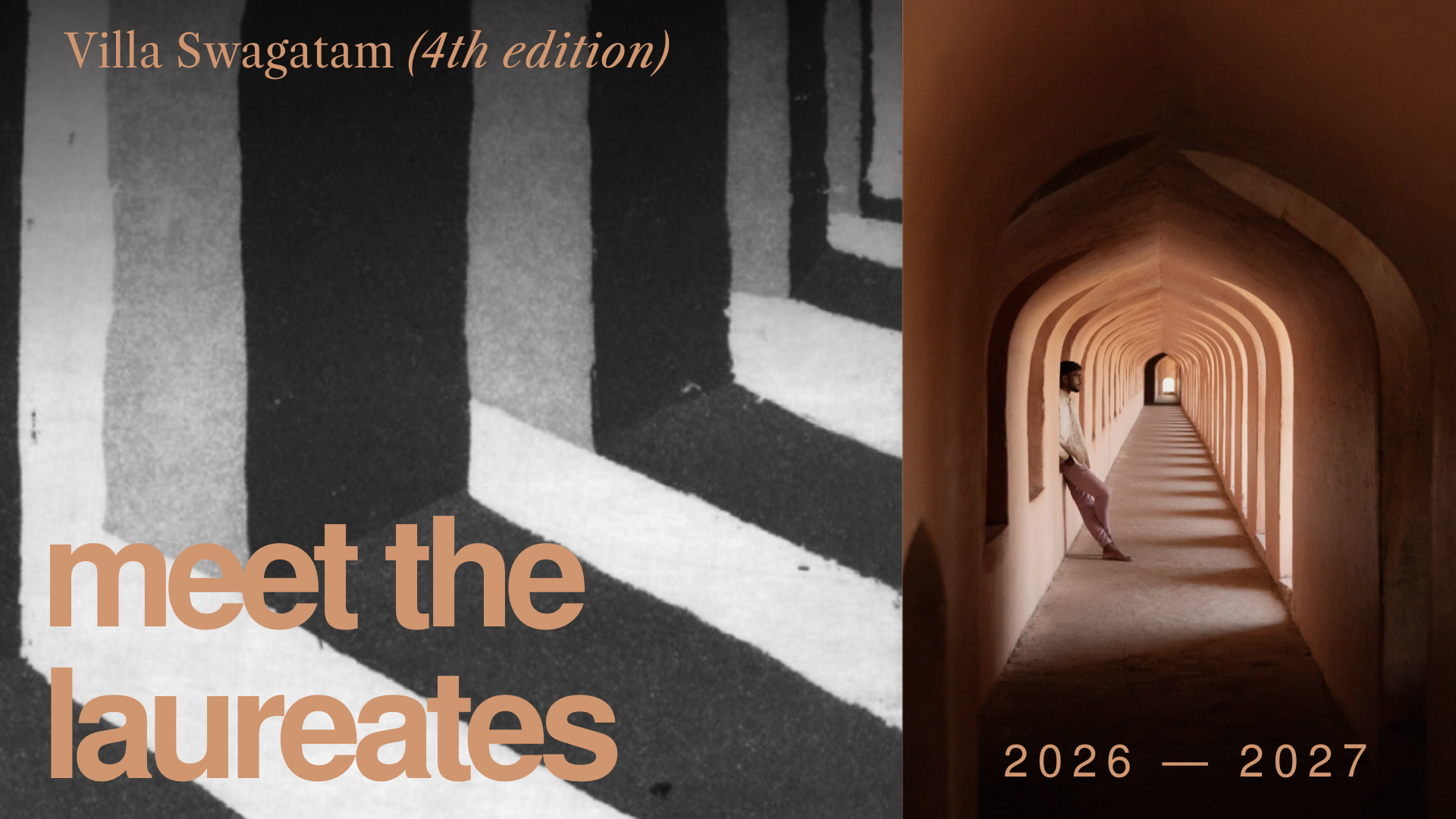 Lauréats Villa Swagatam 2026-2027